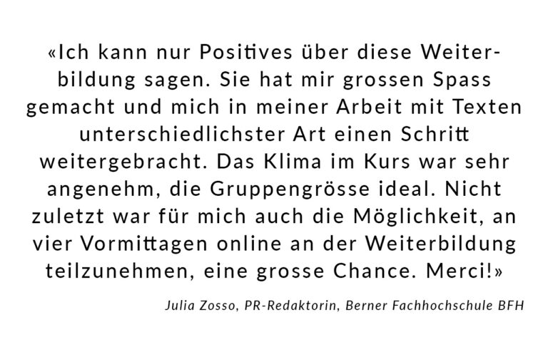 Feedback zur Weiterbildung "Grundlagen für die leichte und einfache Sprache"